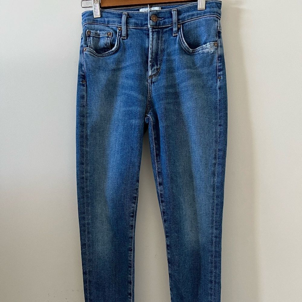Agolde Sophie Distressed High Rise Skinny Jean Size 26